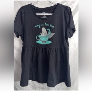 Disney Alice in wonderland babydoll top torrid size 0